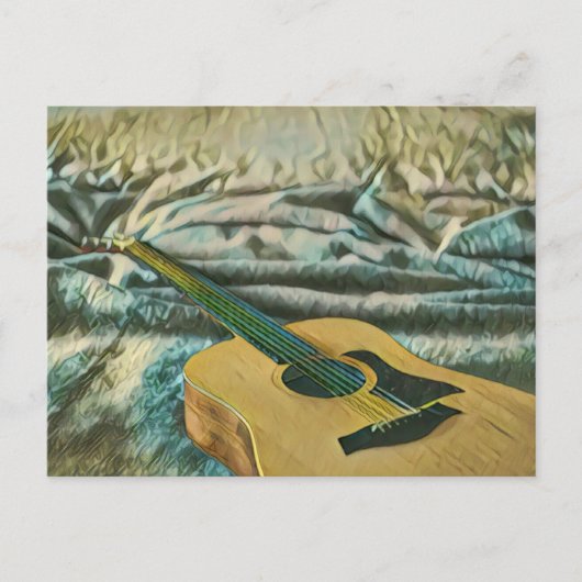 Cadeaus voor gitaar liefhebbers briefkaart (Voorkant)