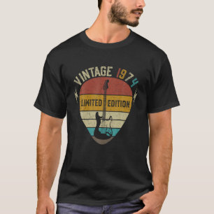 Cadeaus voor gitaarliefhebber 50 jaar oud Vintage T-shirt