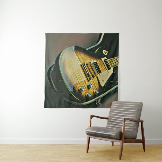 Cadeaus voor gitarist wandkleed (In situ)