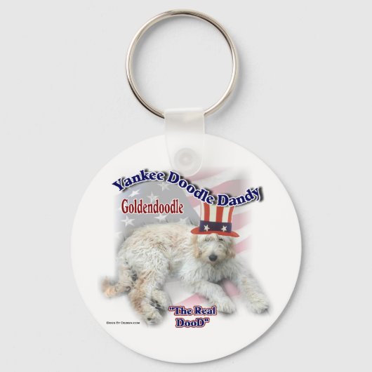 Cadeaus voor Goldendoodle Sleutelhanger (Voorkant)