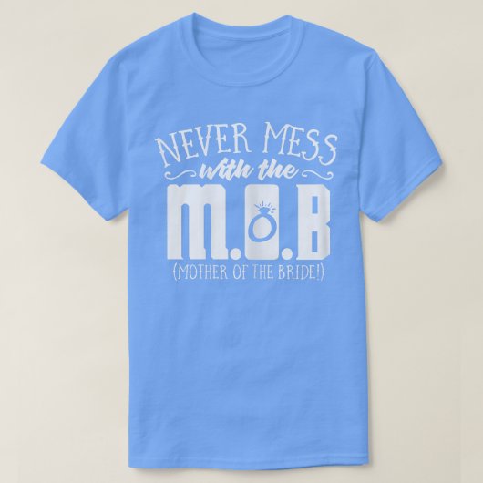Cadeaus voor grappige moeders van de bruidMoeder v T-shirt (Design voorkant)
