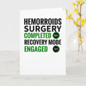 Cadeaus voor herstel na aambeienoperatie kaart (Gele Bloem)