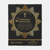 Cadeaus voor het katholieke priesterwijding Jubile Fleece Deken (Voorkant)