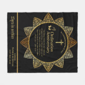 Cadeaus voor het katholieke priesterwijding Jubile Fleece Deken (Voorkant (Horizontaal))