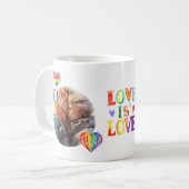 Cadeaus voor homotransgender LGBTQIA-koppels geper Koffiemok (Voorkant links)