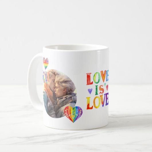 Cadeaus voor homotransgender LGBTQIA-koppels geper Koffiemok (Voorkant links)