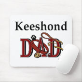 Cadeaus voor Keeshond vaders Muismat (Met muis)
