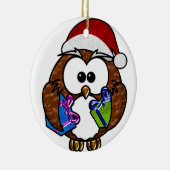 Cadeaus voor kerstboomkalveren keramisch ornament (Rechts)