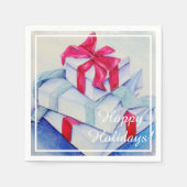 Cadeaus voor kerstfeest servet (Voorkant)