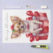 Cadeaus voor kerstpuppy Dog Tissuepapier (Craft)