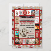 Cadeaus voor kleinkind | Aan mijn kleinkind Liefde Kaart (Voorkant)