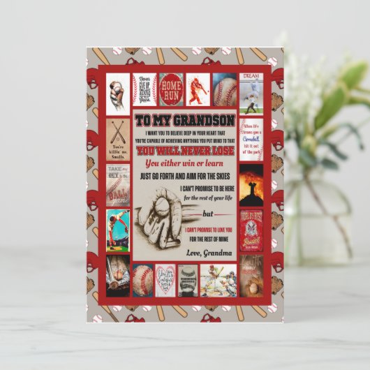 Cadeaus voor kleinkind | Aan mijn kleinkind Liefde Kaart (Staand voorkant)