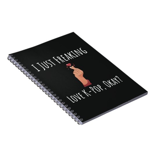 Cadeaus voor KPOP-fans Hart Vinger Koreaans Notitieboek (Rechterzijde)