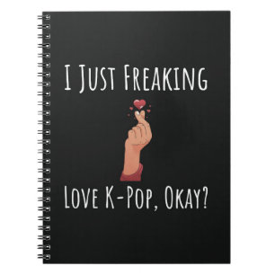 Cadeaus voor KPOP-fans Hart Vinger Koreaans Notitieboek
