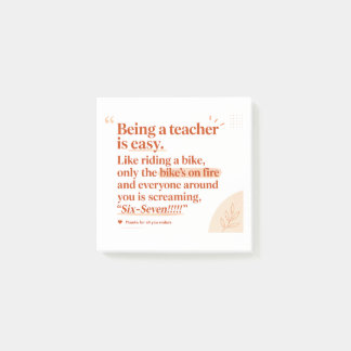 Cadeaus voor leraren en leuke schoolontwerpen post-it® notes