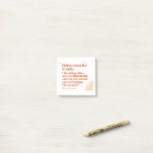 Cadeaus voor leraren en leuke schoolontwerpen post-it® notes (Op bureau)