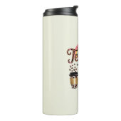 Cadeaus voor leraren Funny Most Likely To-uitsprak Thermosbeker (Gedraaid links)