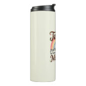 Cadeaus voor leraren Funny Most Likely To-uitsprak Thermosbeker (Gedraaid links)