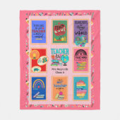 Cadeaus voor leraren Quotes Grappige Waardering Pe Fleece Deken (Voorkant)
