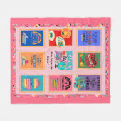 Cadeaus voor leraren Quotes Grappige Waardering Pe Fleece Deken (Voorkant (Horizontaal))