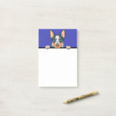 Cadeaus voor liefhebbers van Blue Heeler Australis Post-it® Notes (Op bureau)
