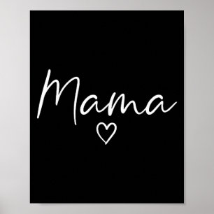 Cadeaus voor mama voor vrouwen hart Moederdag mama Poster