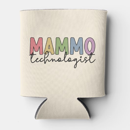 Cadeaus voor mammo-technoloog mammografie technicu blikjeskoeler (Voorkant)