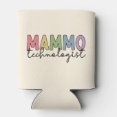 Cadeaus voor mammo-technoloog mammografie technicu blikjeskoeler (Achterkant)