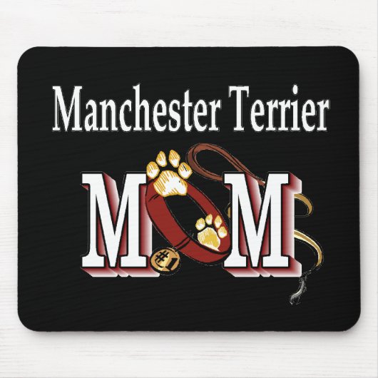 Cadeau's voor Manchester Terrier-moeders Muismat (Voorkant)