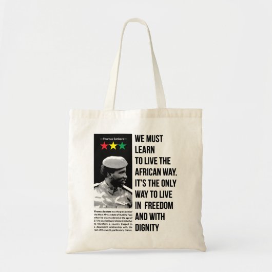 Cadeaus voor mannen Che Guevara Thomas van Sankara Tote Bag (Voorkant)
