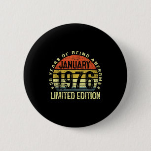 Cadeaus voor mannen en vrouwen 50ste verjaardag ja ronde button 5,7 cm