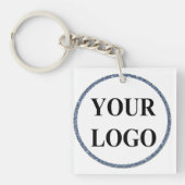 Cadeaus voor Mannen Papa Kerstvakantie ADD LOGO Sleutelhanger (Voorkant)