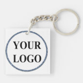 Cadeaus voor Mannen Papa Kerstvakantie ADD LOGO Sleutelhanger (Achterkant)