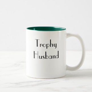 Cadeaus voor mannen - Trophy Husband koffiemok Tweekleurige Koffiemok