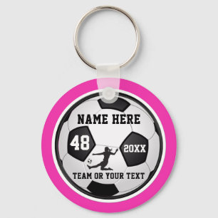 Cadeaus voor Meisjes Voetbalteam, Uw Kleuren en Te Sleutelhanger
