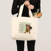 Cadeaus voor Miniature Pinscher Grote Tote Bag (Voorkant (product))