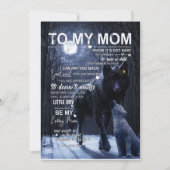 Cadeaus voor Moeder | Brief aan mijn Moeder Liefde Kaart (Voorkant)