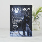 Cadeaus voor Moeder | Brief aan mijn Moeder Liefde Kaart (Staand voorkant)