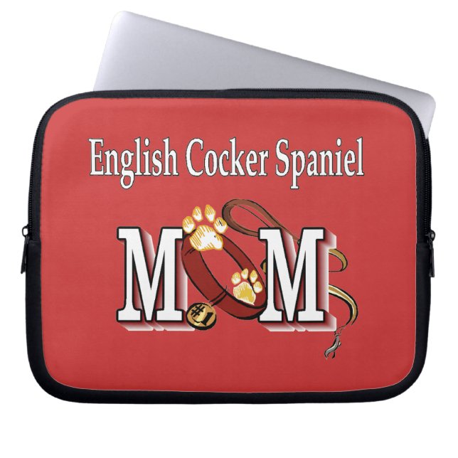Cadeaus voor Moeders van Engelse Cocker Spaniels Laptop Sleeve (Voorkant)
