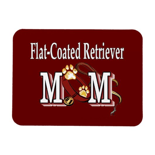 Cadeaus voor Moeders van Flat-Coated Retrievers Magneet (Horizontaal)