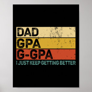 Cadeaus voor opa van kleinkinderen Vader opa overg Poster