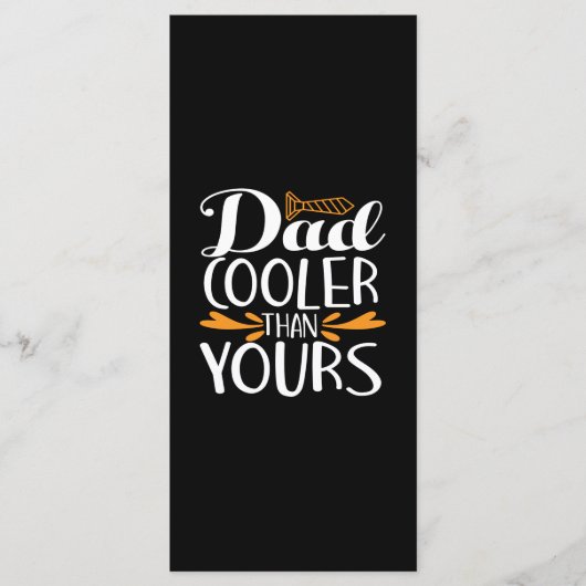 Cadeaus voor Papa | Papa Cooler Dan Die Van Jou Menu (Voorkant)