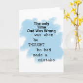 Cadeaus voor papa van schoondochter kaart (Gele Bloem)