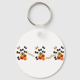 Cadeaus voor Papillonliefhebbers Sleutelhanger