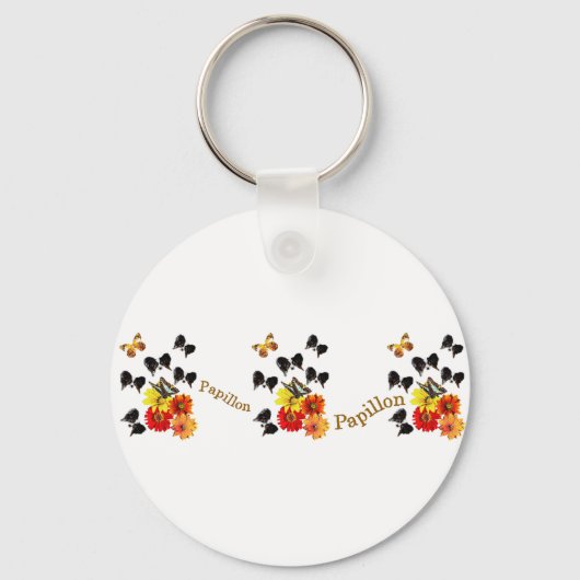 Cadeaus voor Papillonliefhebbers Sleutelhanger (Voorkant)