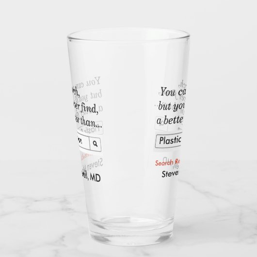 Cadeaus voor plastische chirurg glas (Links)