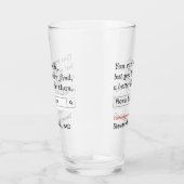 Cadeaus voor plastische chirurg glas (Rechts)