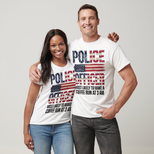 Cadeaus voor politieagenten die het meest waarschi t-shirt (Unisex)