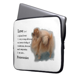 Cadeaus voor Pomeranian-liefhebbers Laptop Sleeve