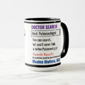 Cadeaus voor pulmonologe Mok (Voorkant rechts)